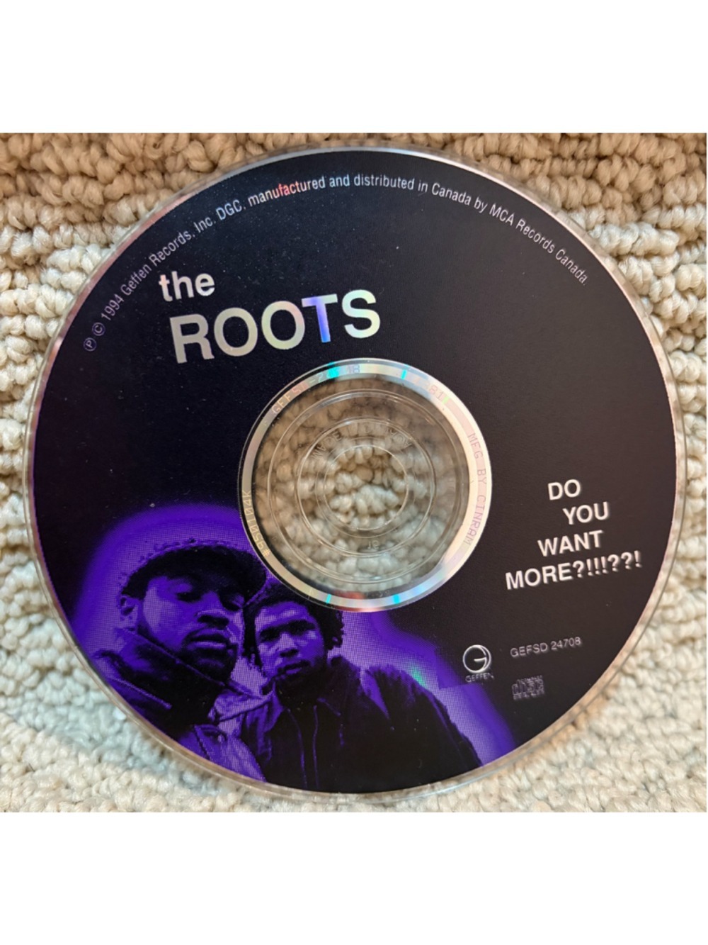 The Roots Do You Want More?!!!??! CD Album Black Purple